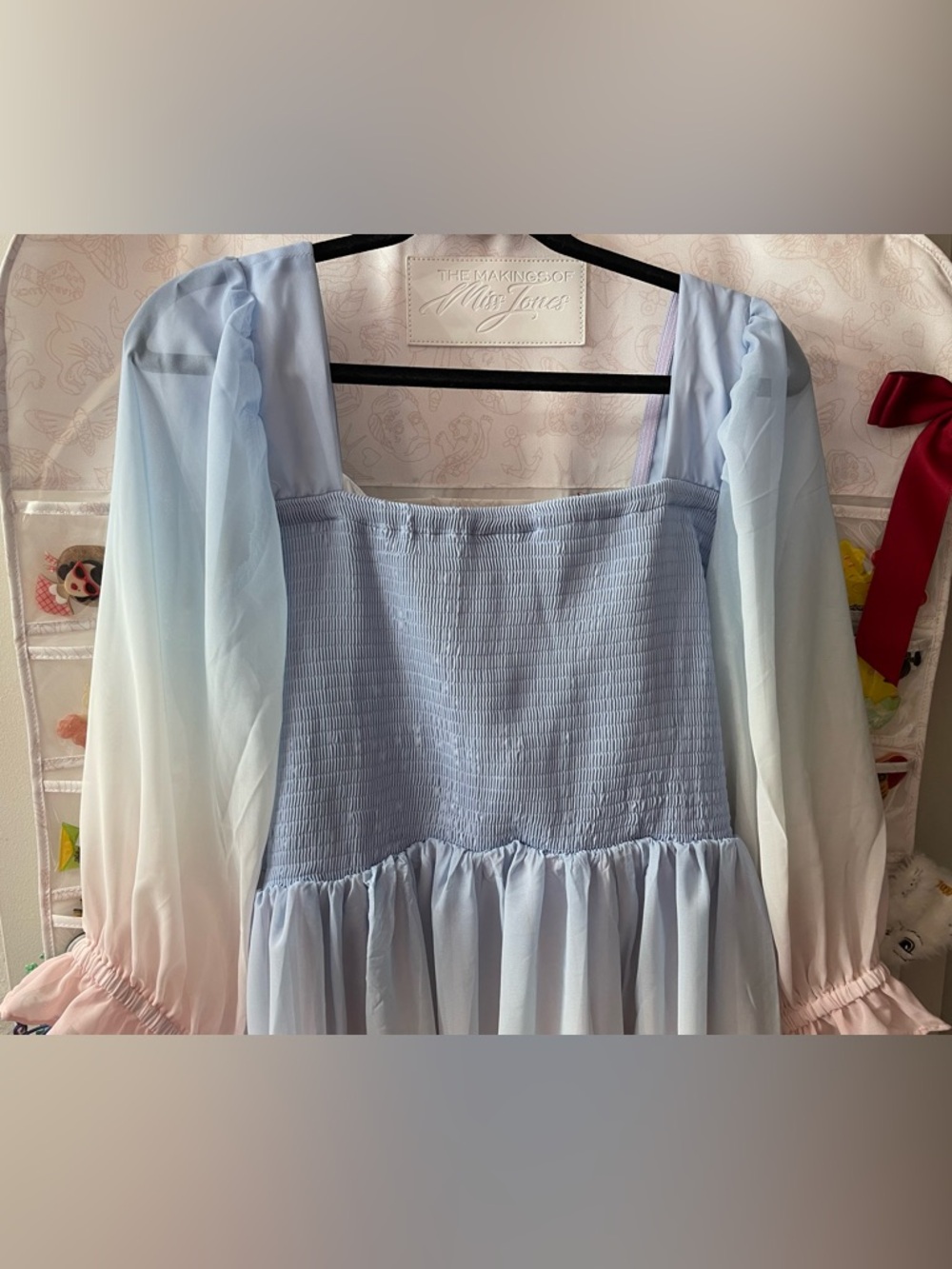NWOT Wicked Glinda Blue Ombré Dress - BoxLunch Exclusive - Picture 12 of 15